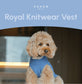 Pet Sweater Vest - Ice Blue